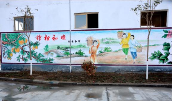 商丘乡镇文化墙 乡风文明焕发新活力