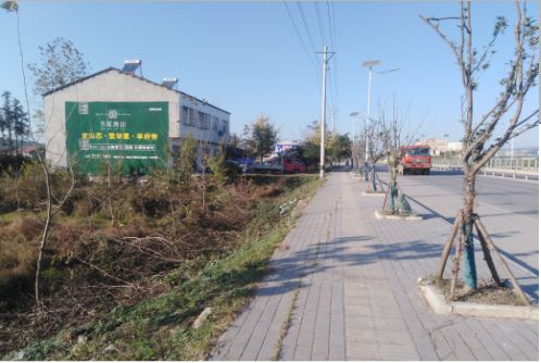 商丘书山南院墙体广告